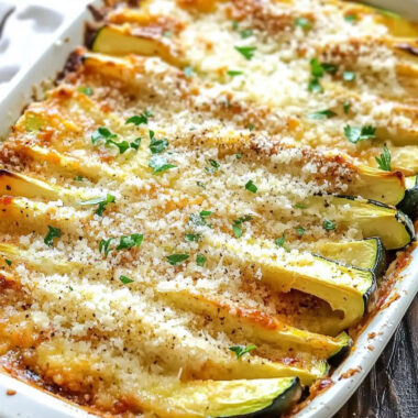 Baked Parmesan Zucchini