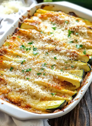 Baked Parmesan Zucchini