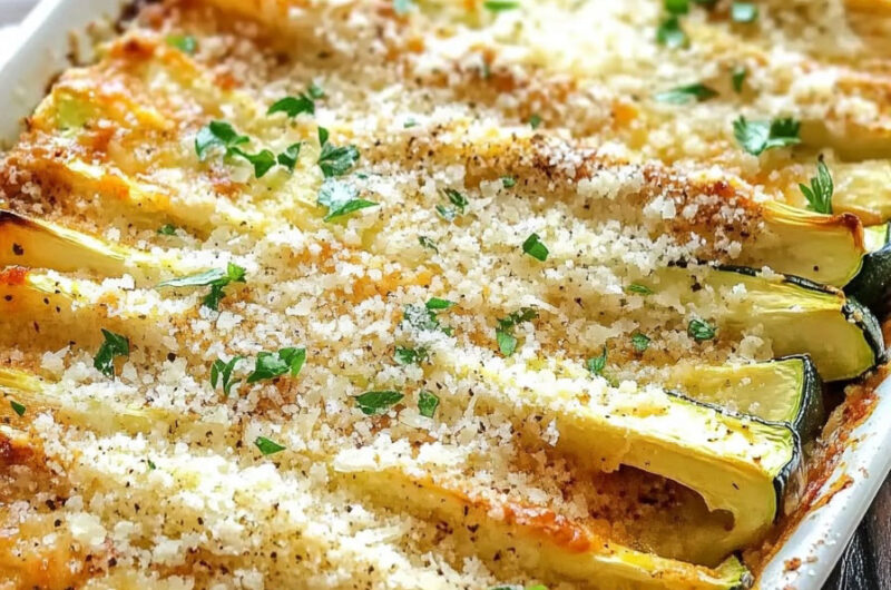 Baked Parmesan Zucchini