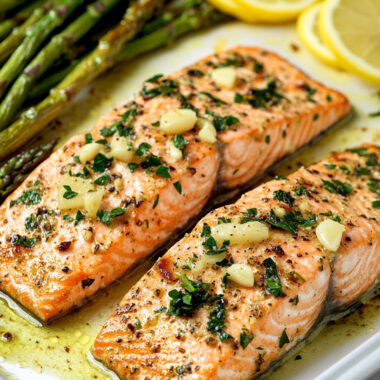 Baked Salmon with Asparagus