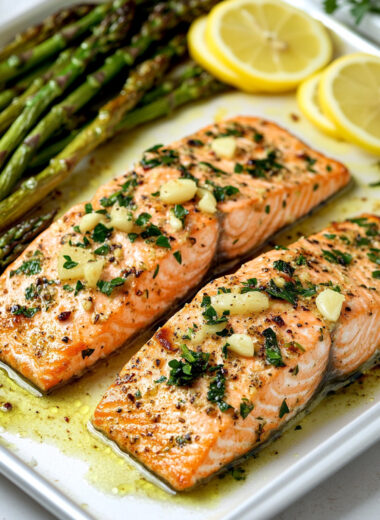 Baked Salmon with Asparagus