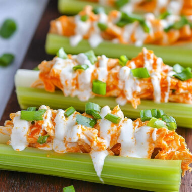 Buffalo Chicken Celery Sticks