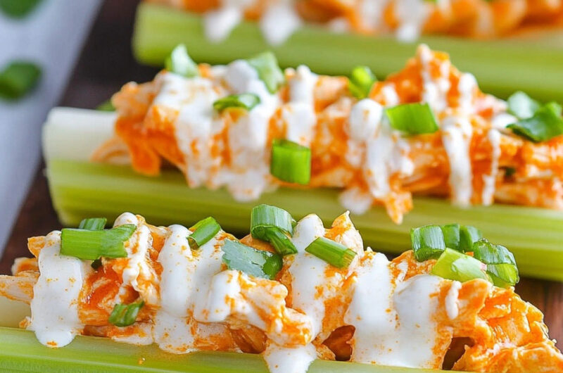 Buffalo Chicken Celery Sticks