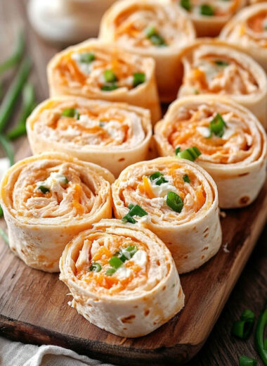 Buffalo Chicken Tortilla Roll Ups