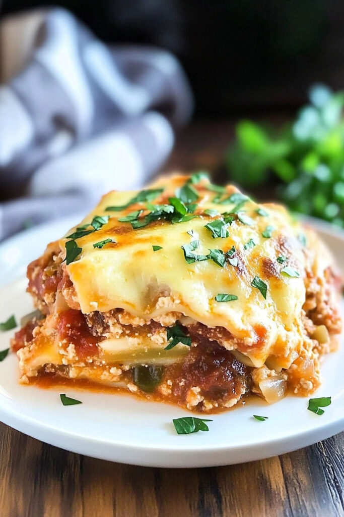 Crock Pot Low Carb Lasagna