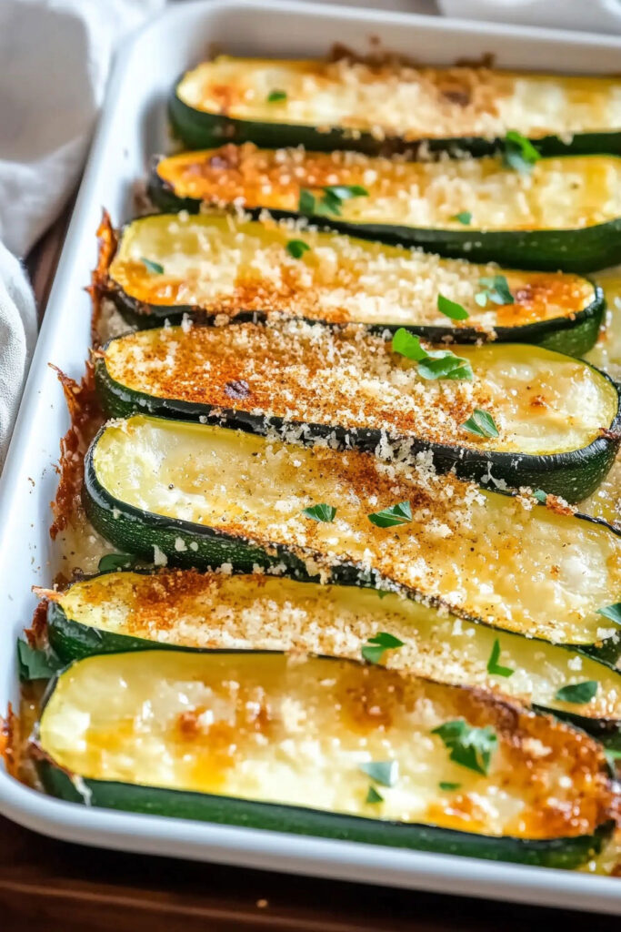 Final Touches Baked Parmesan Zucchini