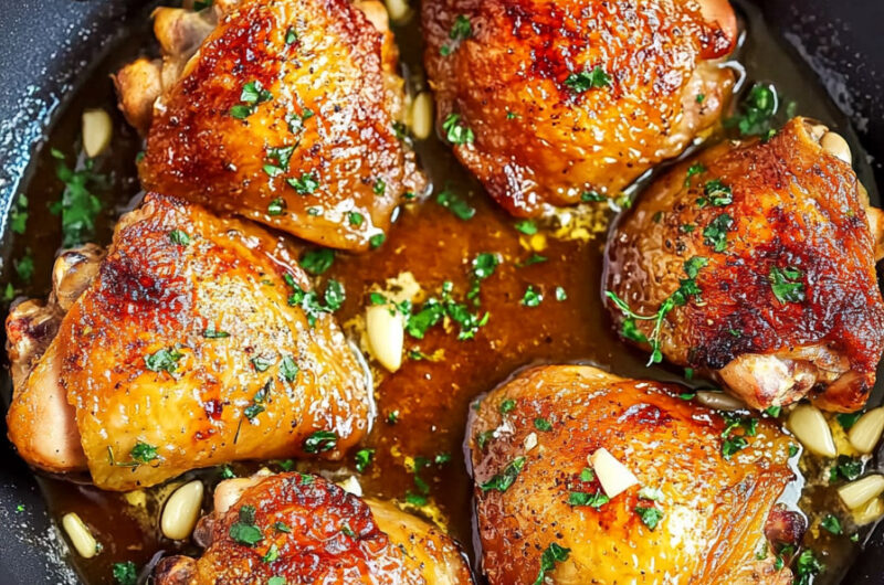 Garlic Butter Chicken Thighs