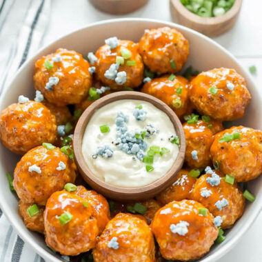 Keto Buffalo Chicken Meatballs