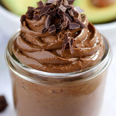 Keto Chocolate Avocado Mousse