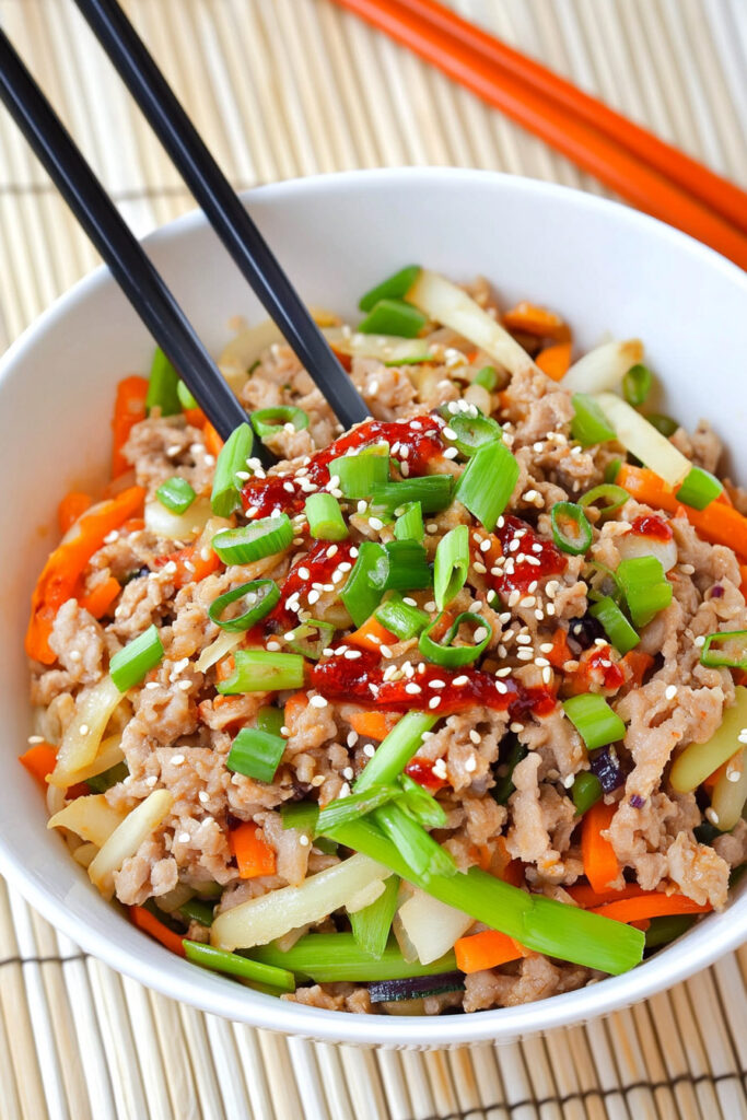 Keto Egg Roll in a Bowl