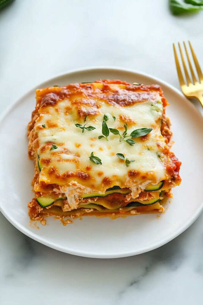 Low Carb Zucchini Lasagna