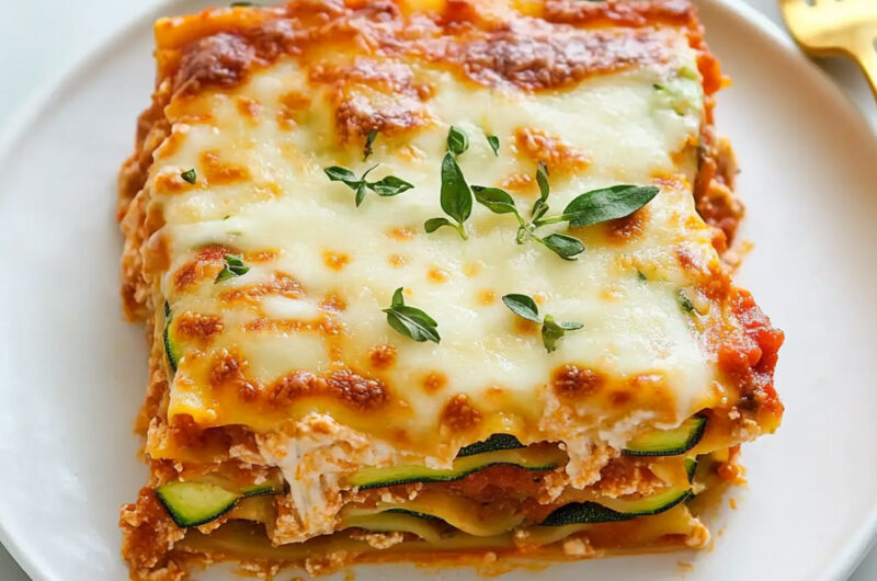 Low Carb Zucchini Lasagna