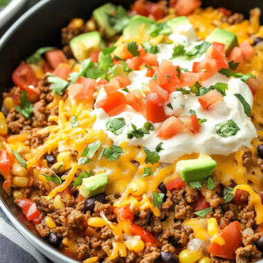 Cheesy Taco Skillet