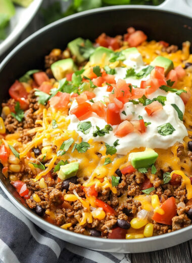 Cheesy Taco Skillet