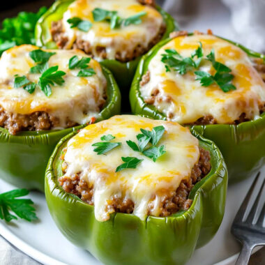 Philly Cheesesteak Stuffed Peppers