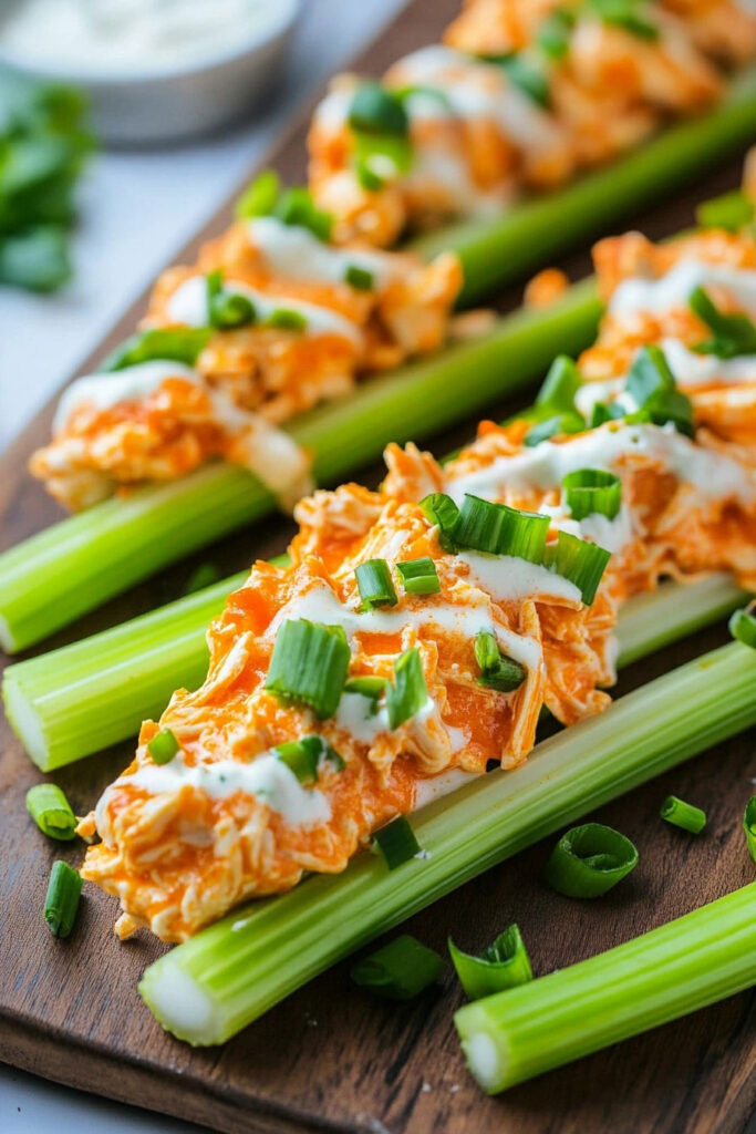 Preparing the Buffalo Chicken Filling