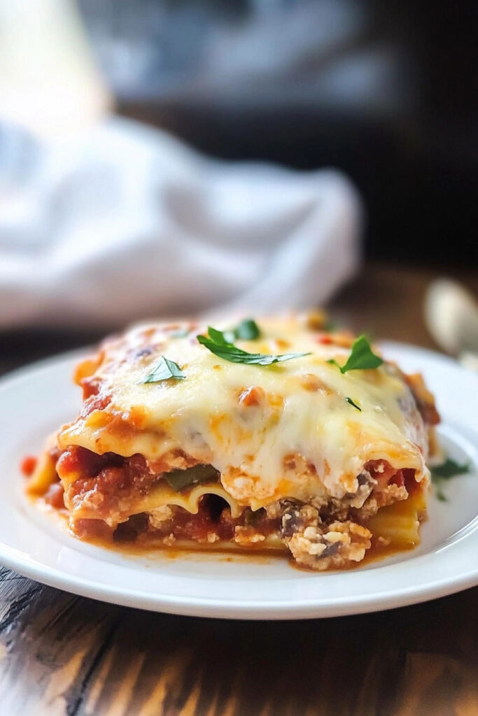 Preparing the Low Carb Lasagna