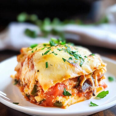 Serving Low Carb Lasagna