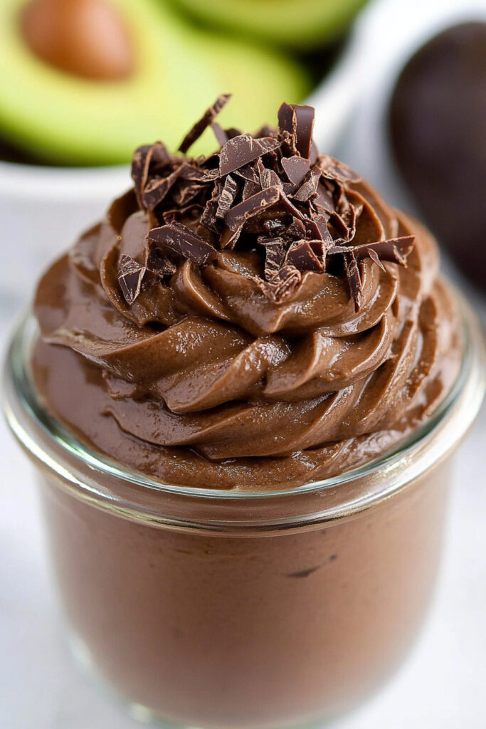 Serving Suggestions Chocolate Avocado Mousse