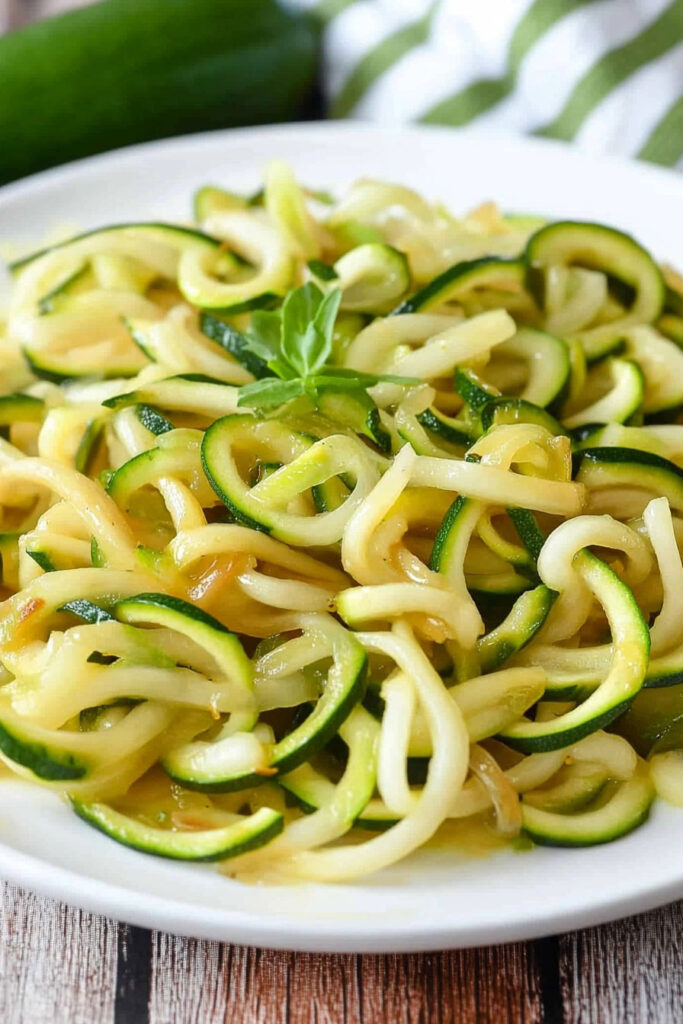 Serving Zucchini Noodles