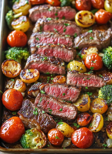 Sheet Pan Steak and Veggies