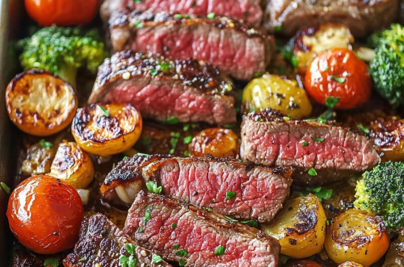 Sheet Pan Steak and Veggies