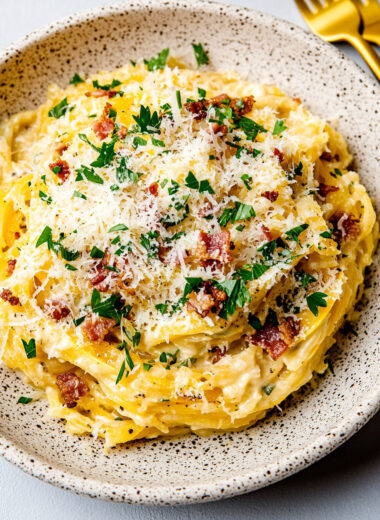 Spaghetti Squash Carbonara