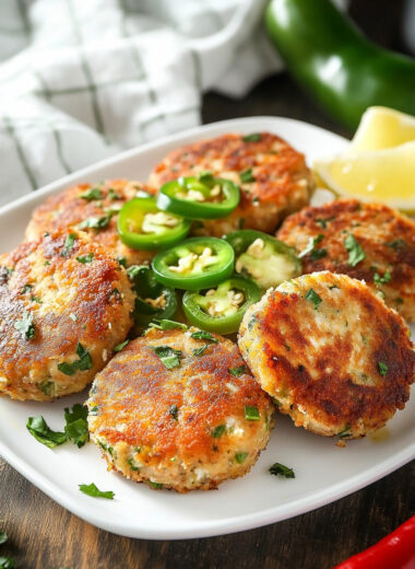 Tuna Cakes with Jalapeño and Cilantro