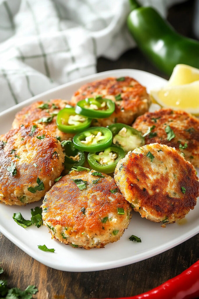 Tuna Cakes with Jalapeño and Cilantro