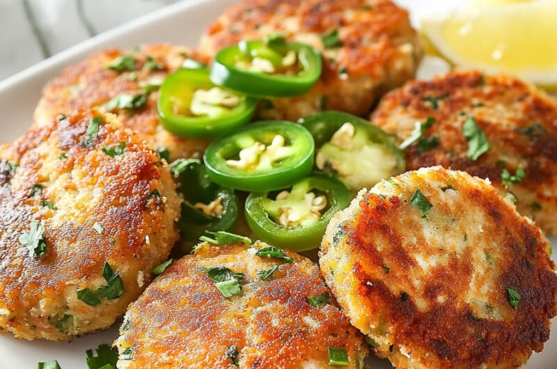 Tuna Cakes with Jalapeño and Cilantro